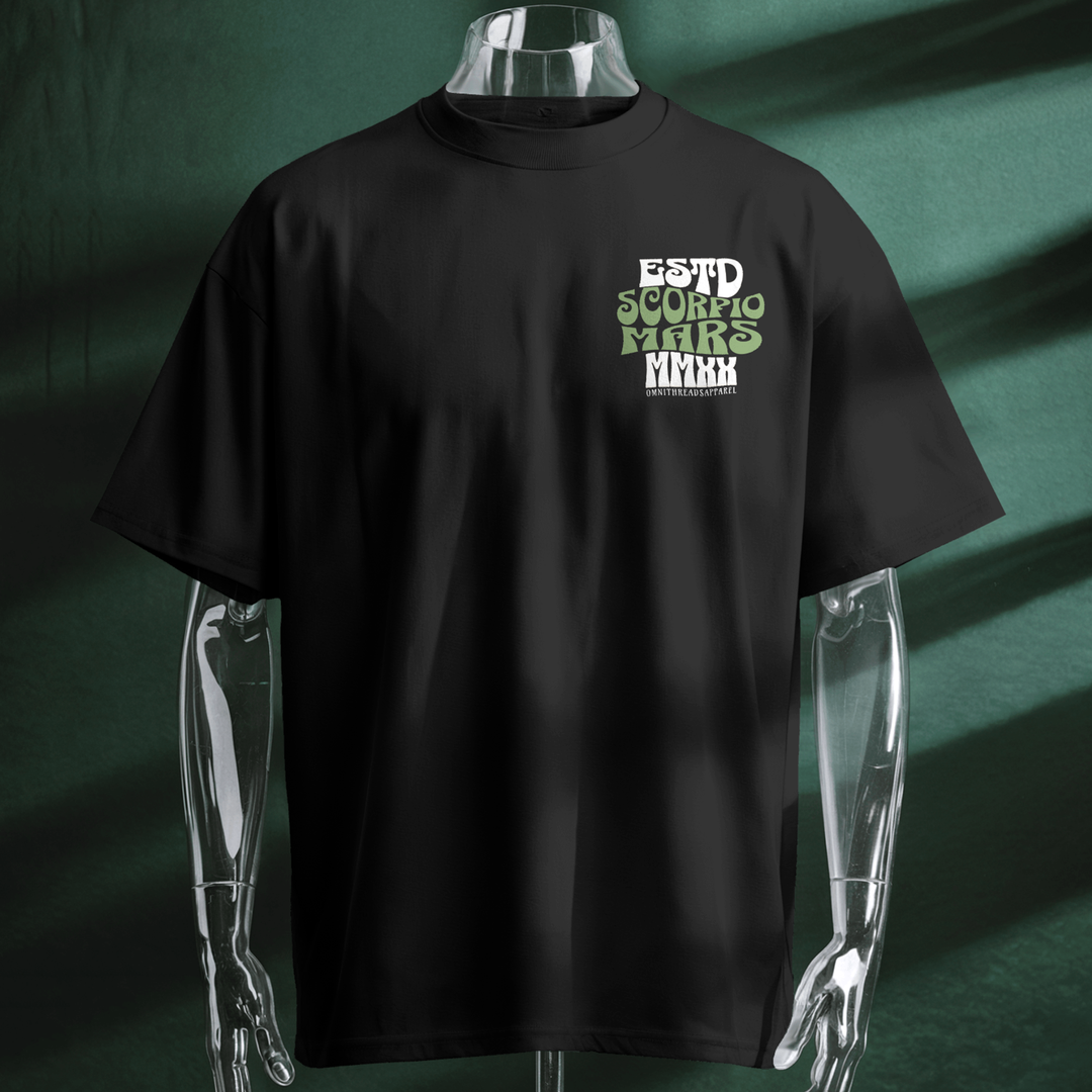 Enigmatic - Oversize Deep Drop Shoulder Tee
