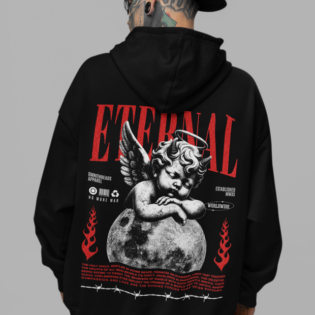 Eternal - Oversized Streetwear Fleece Hoodie