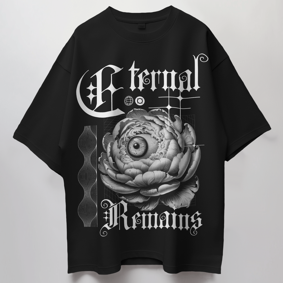 Eternal Remains - Oversize Deep Drop Shoulder Tee