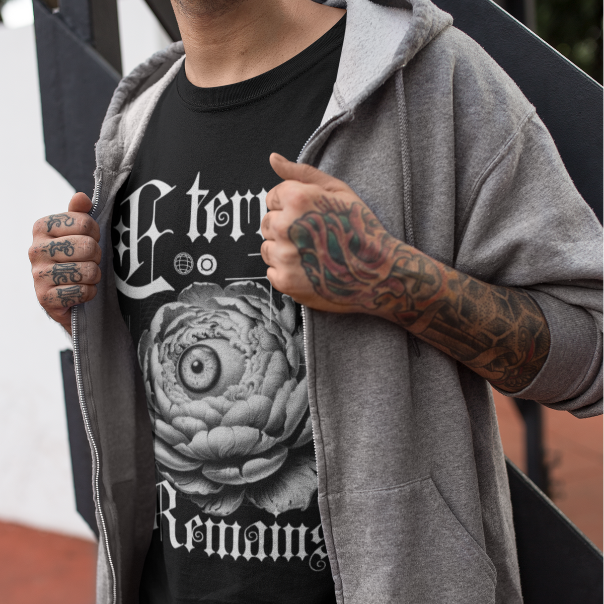 Eternal Remains - Oversized Drop Shoulder Tee — product image 5