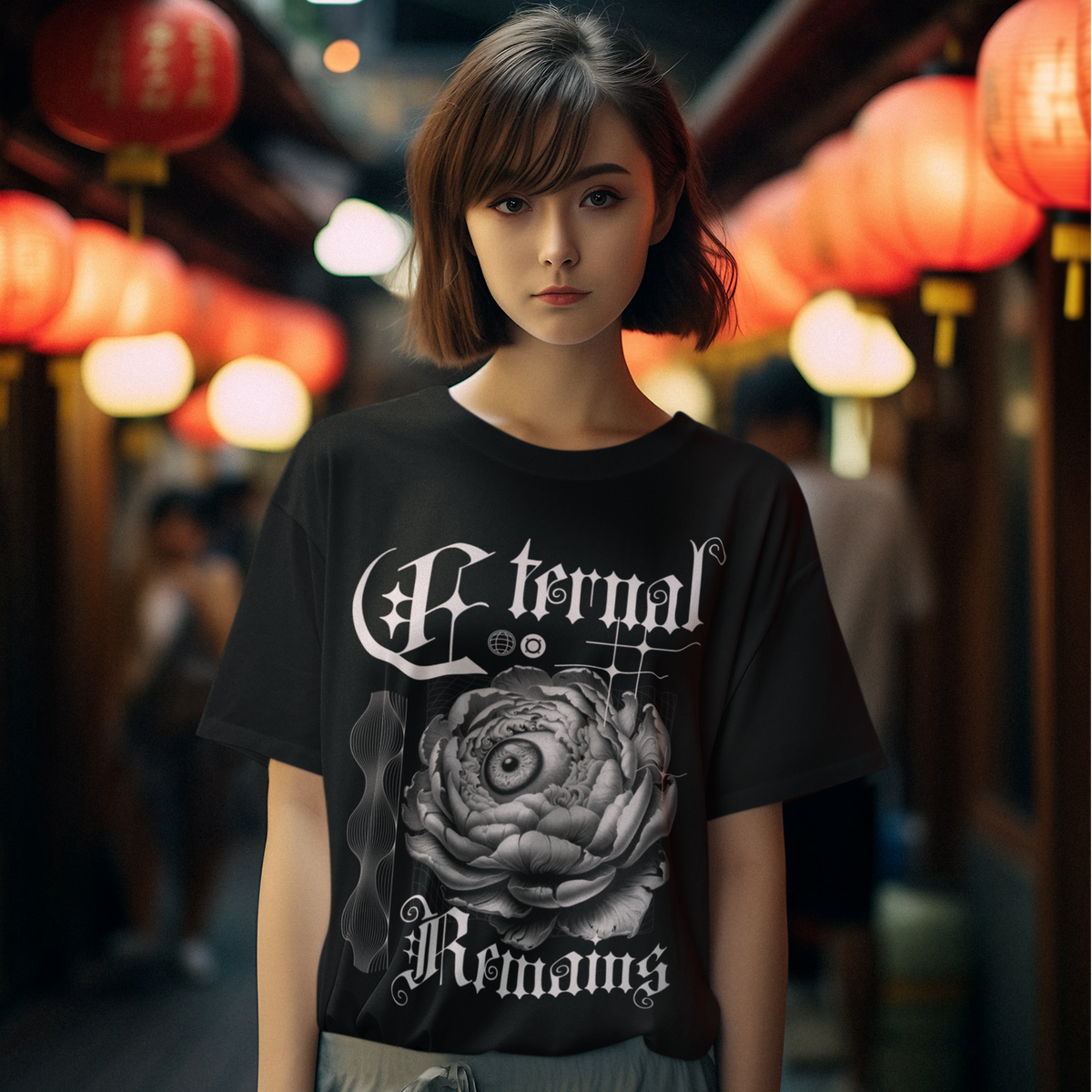 Eternal Remains - Oversized Drop Shoulder Tee — product image 3