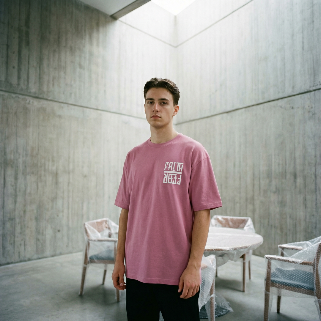 Faith Over Fear Astro - Oversized Drop Shoulder Tee