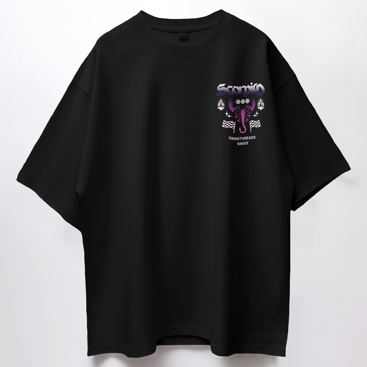 Fear No Scorpio - Oversized Drop Shoulder Tee — product image 6