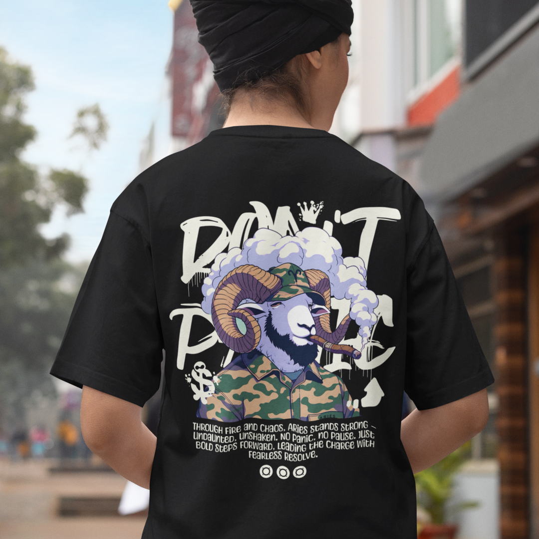 Aries Inferno - Oversize Deep Drop Shoulder Tee