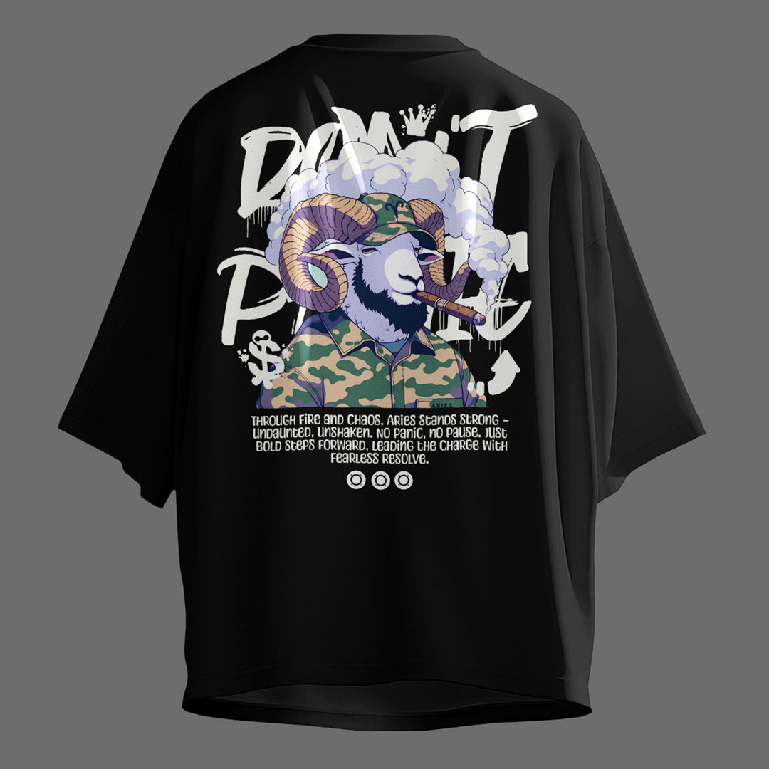 Aries Inferno - Oversize Deep Drop Shoulder Tee