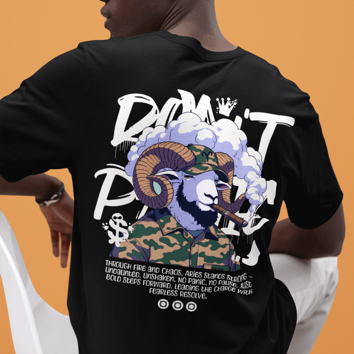 Aries Inferno - Oversized Drop Shoulder Tee — product image 1