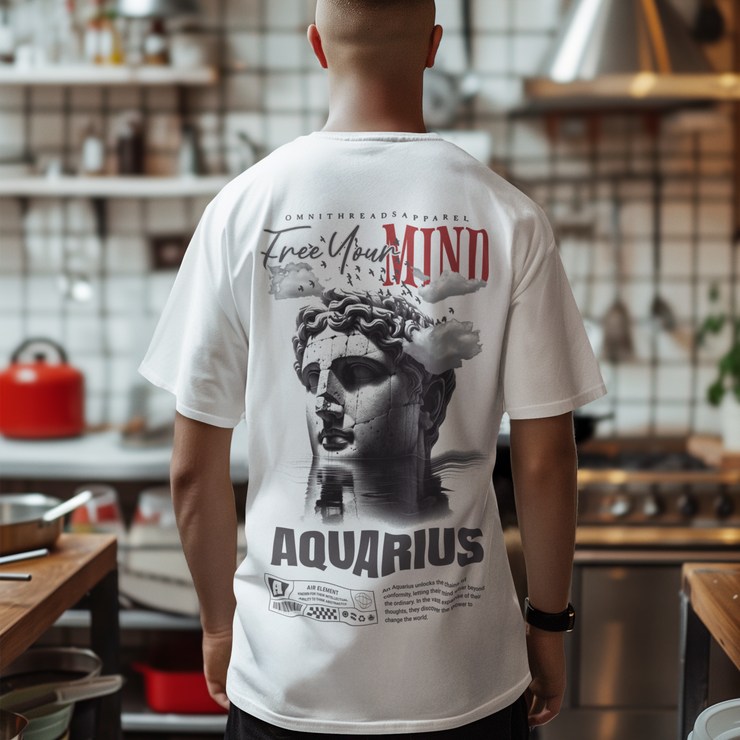 Free Your Mind - Oversize Deep Drop Shoulder Tee