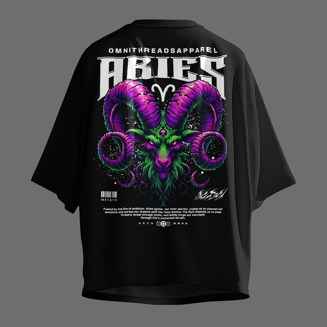 Fueled By Fire - Oversize Deep Drop Shoulder Tee