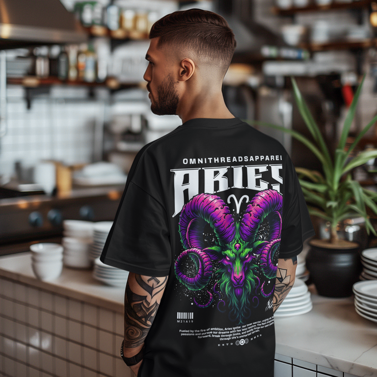 Fueled By Fire - Oversize Deep Drop Shoulder Tee
