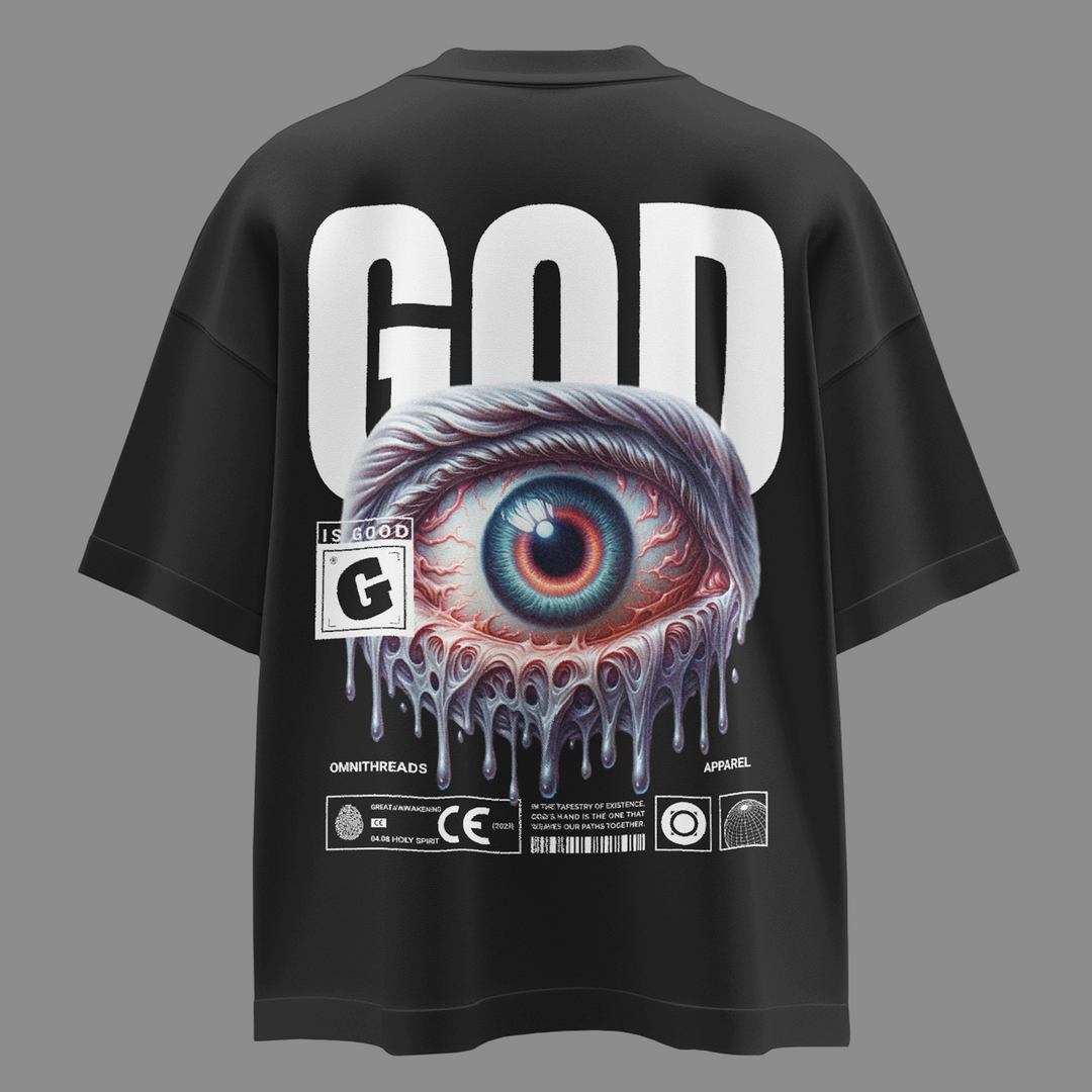 God Is Good - Oversize Deep Drop Shoulder Tee