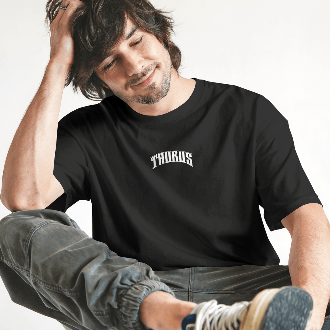 Venusian Taurus - Oversize Deep Drop Shoulder Tee