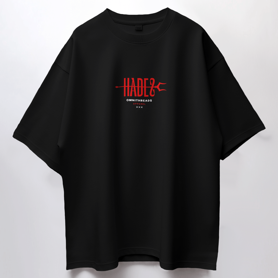 Hades of Pluto - Oversize Deep Drop Shoulder Tee