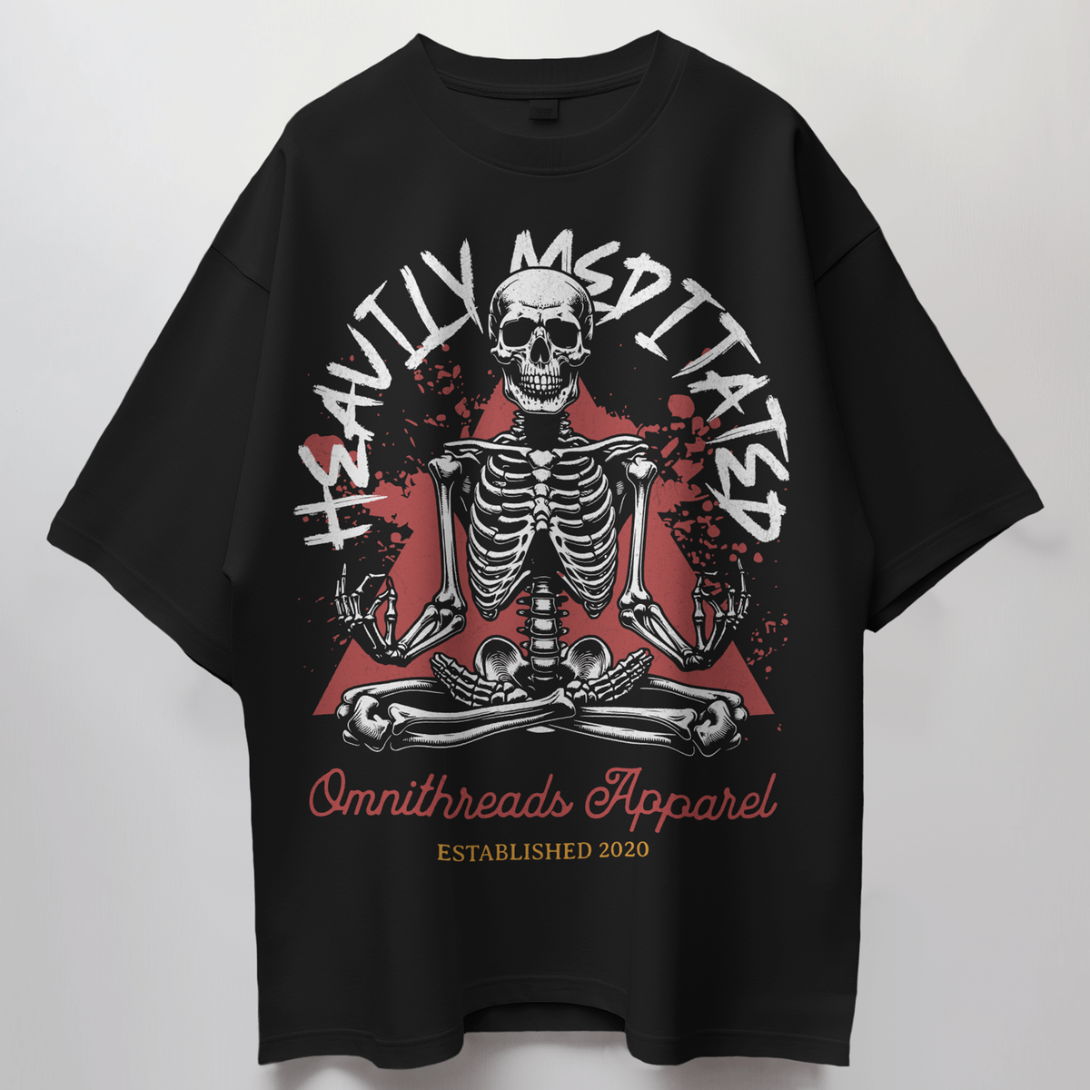 Heavily Meditated - Oversized Drop Shoulder Tee — product image 7