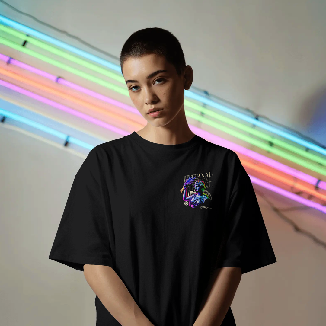 Holy Virgo - Oversize Deep Drop Shoulder Tee