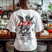 Infinite Love Stories - Oversize Deep Drop Shoulder Tee
