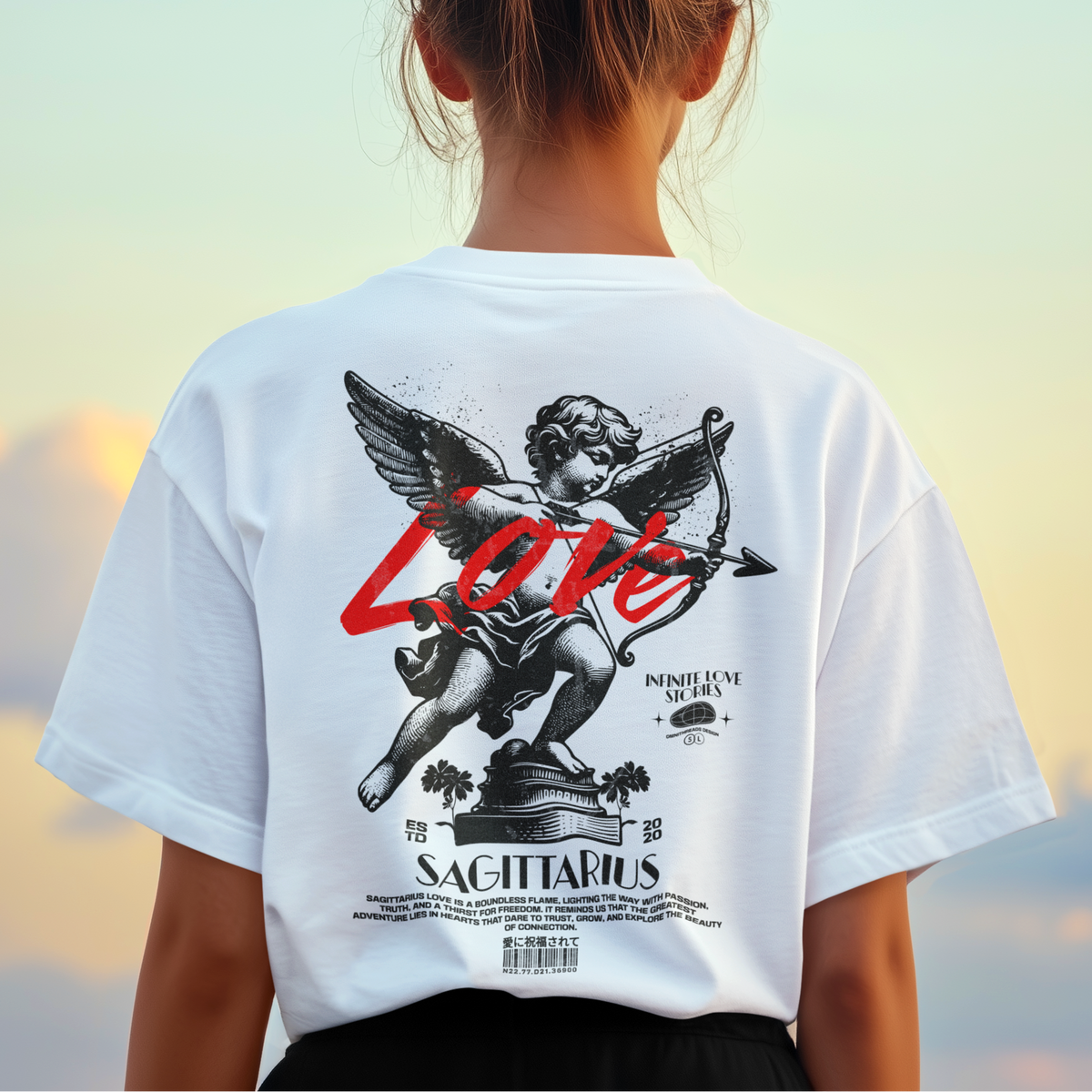Infinite Love Stories - Oversized Drop Shoulder Tee — product image 1