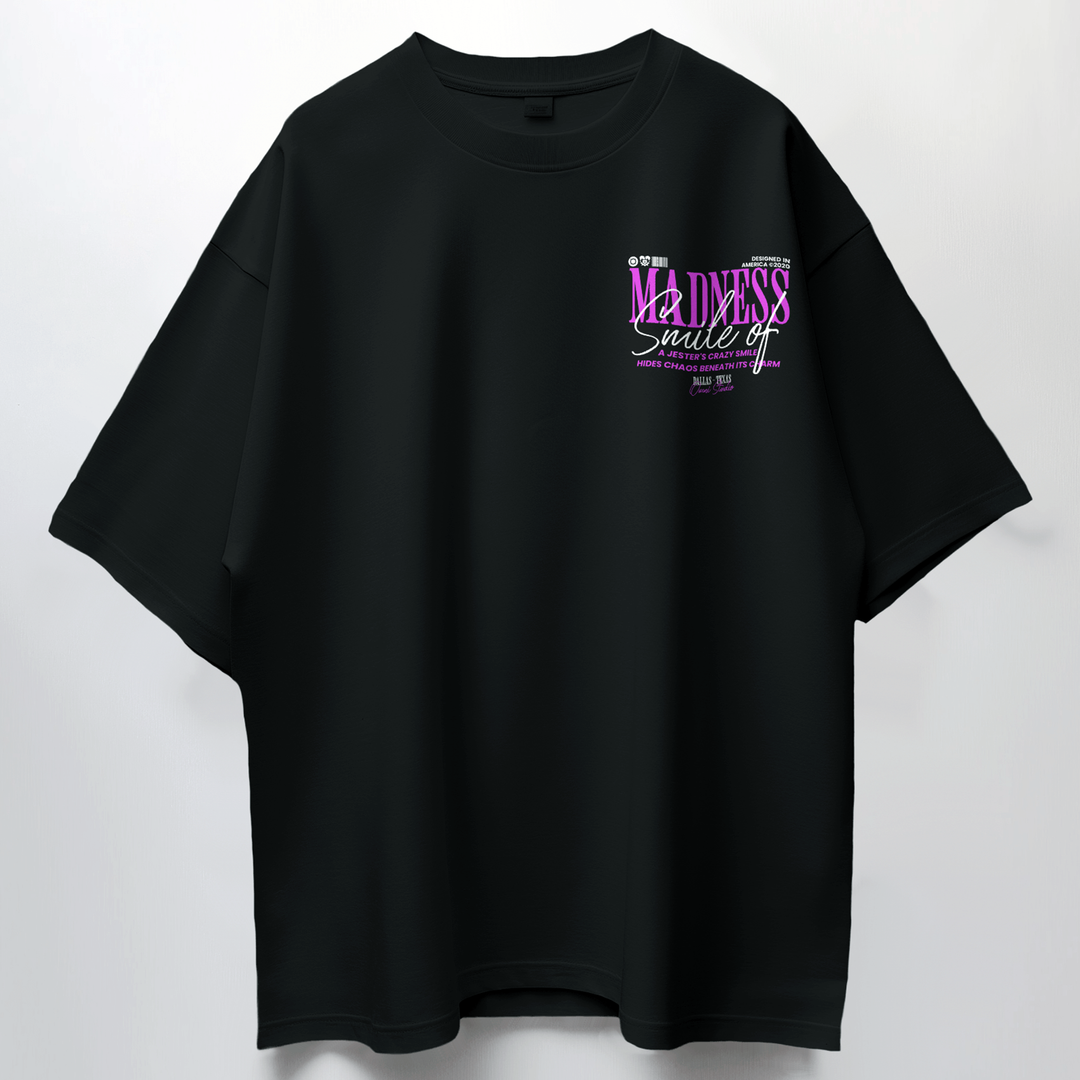 Jester Series 1 Smile Of Madness - Oversize Deep Drop Shoulder Tee