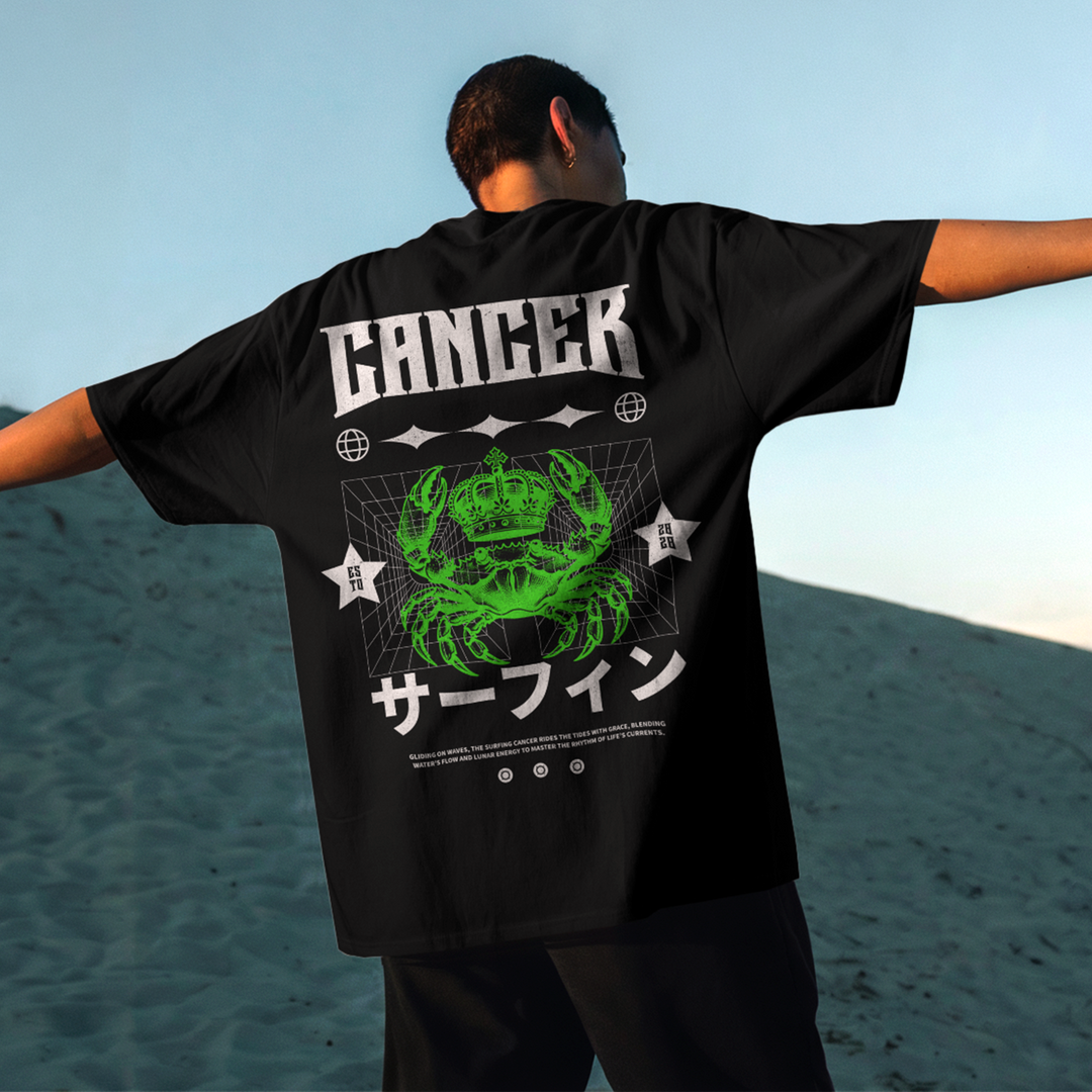 King Crab - Oversize Deep Drop Shoulder Tee