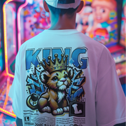Leo Lux - Oversize Deep Drop Shoulder Tee