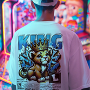 Leo Lux - Oversize Deep Drop Shoulder Tee