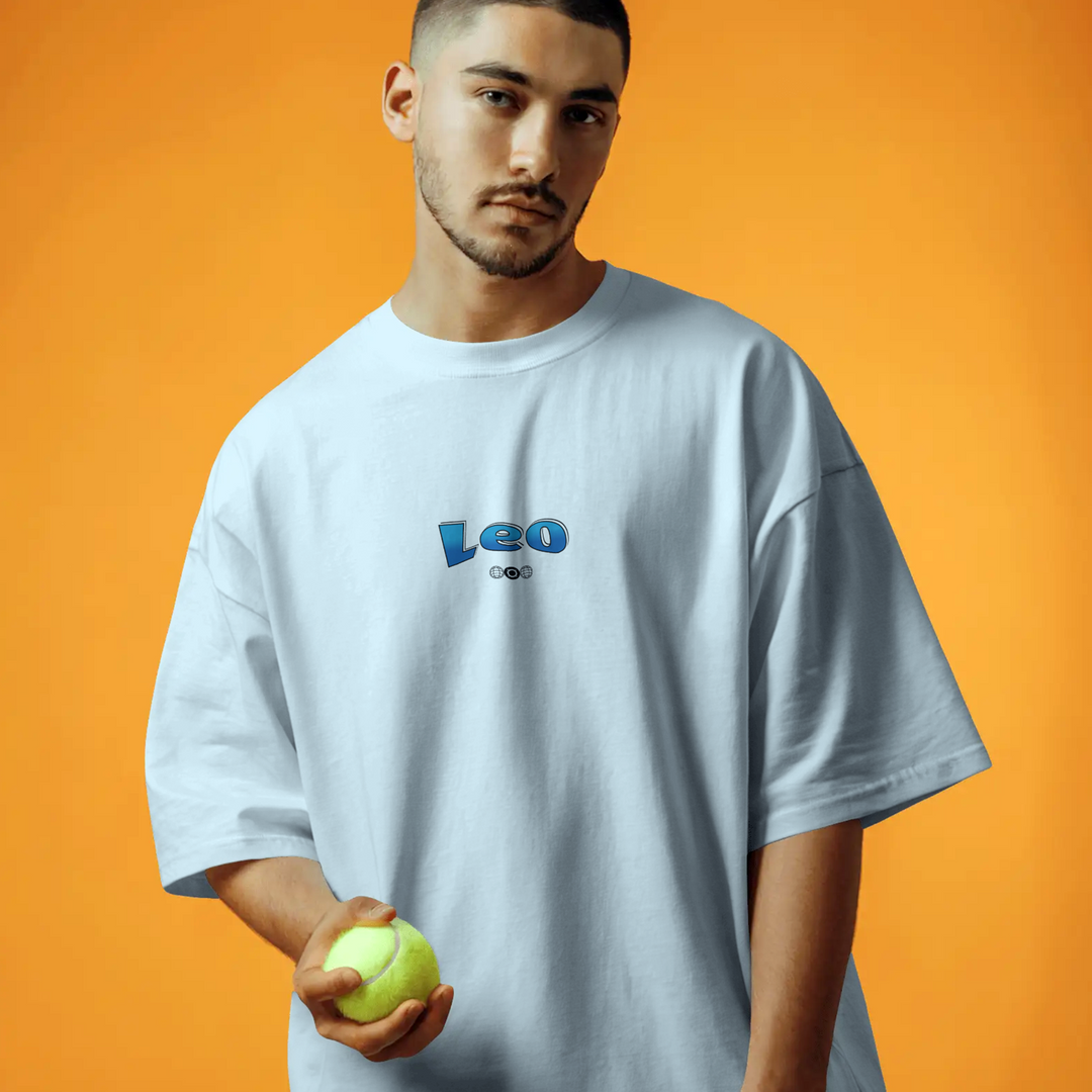 Leo Lux - Oversize Deep Drop Shoulder Tee