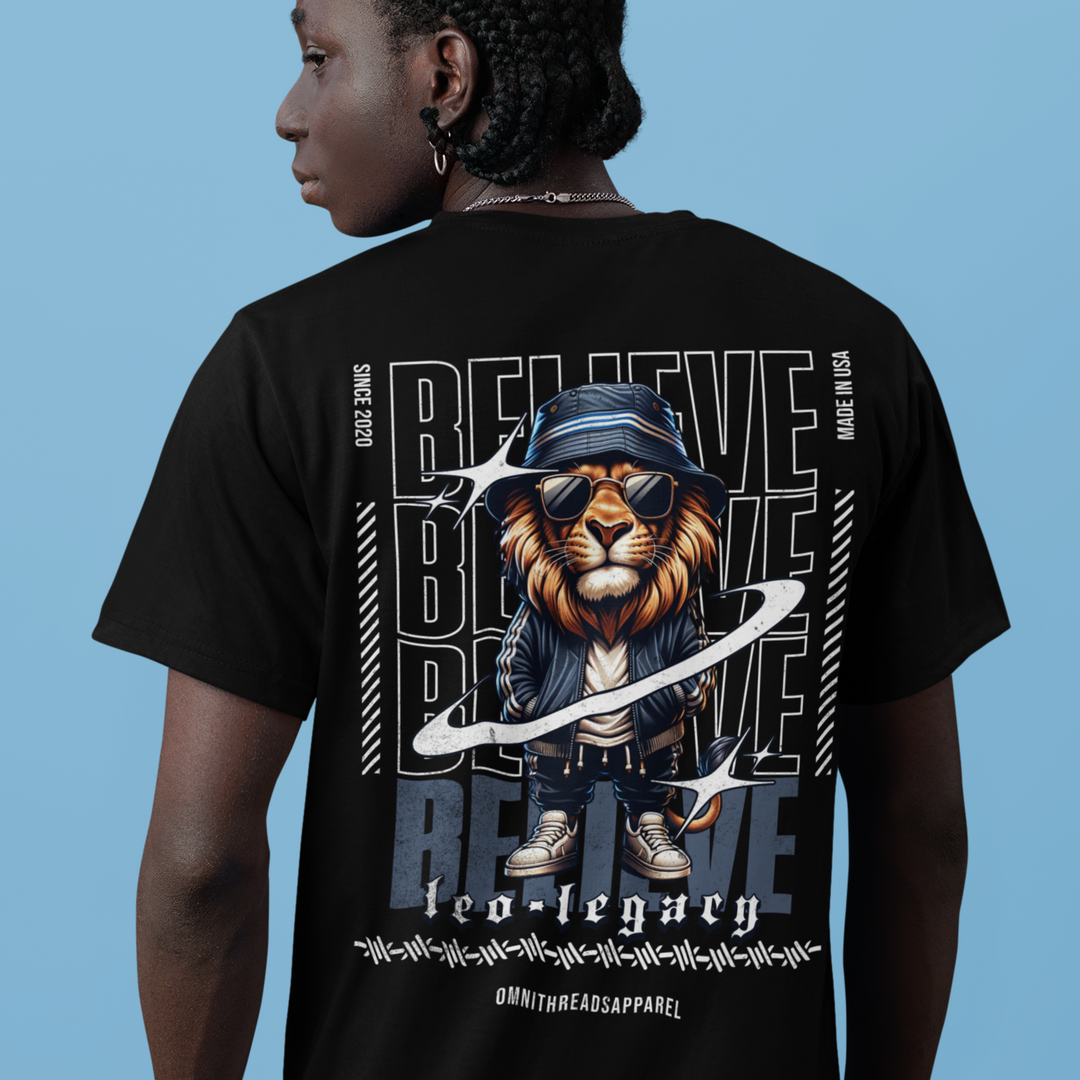 Leo Legacy - Oversize Deep Drop Shoulder Tee
