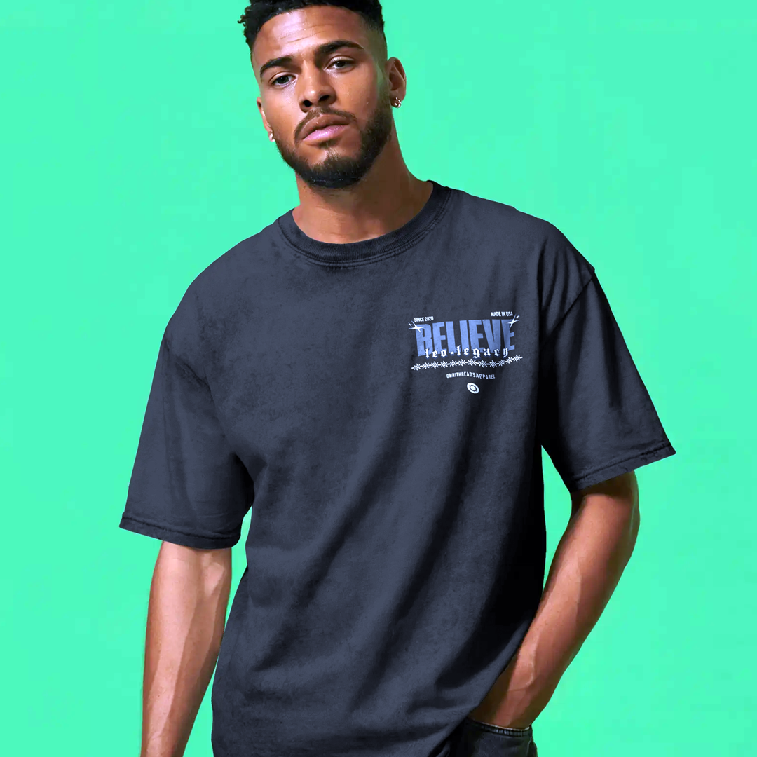 Leo Legacy - Oversize Deep Drop Shoulder Tee