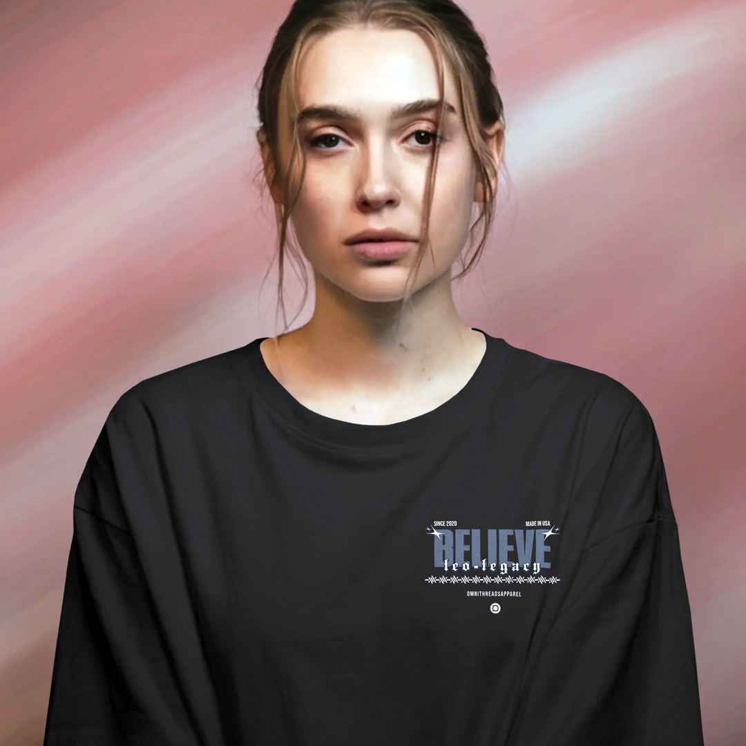 Leo Legacy - Oversize Deep Drop Shoulder Tee