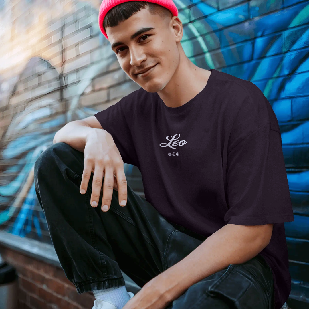 Leo Potion - Oversize Deep Drop Shoulder Tee