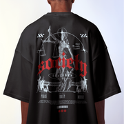 Libra Society - Oversize Deep Drop Shoulder Tee