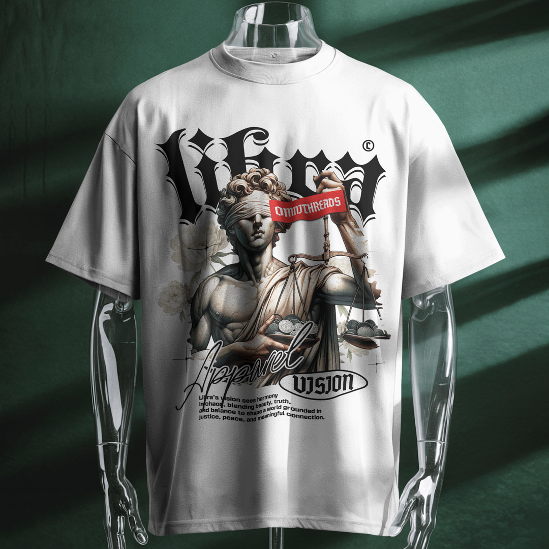 Libra Vision - Oversize Deep Drop Shoulder Tee