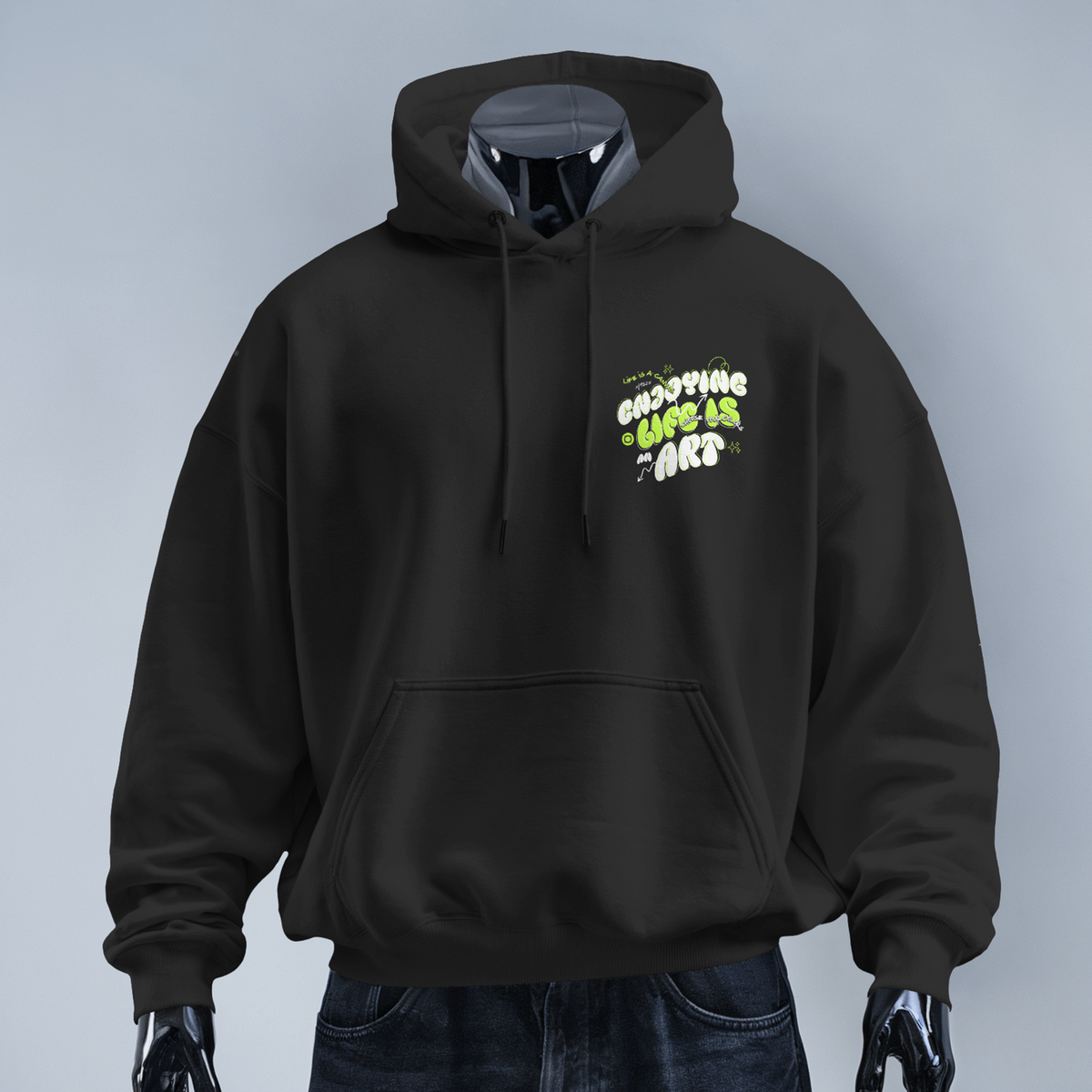 Life Is Art - Oversized Hoodie — product image 2
