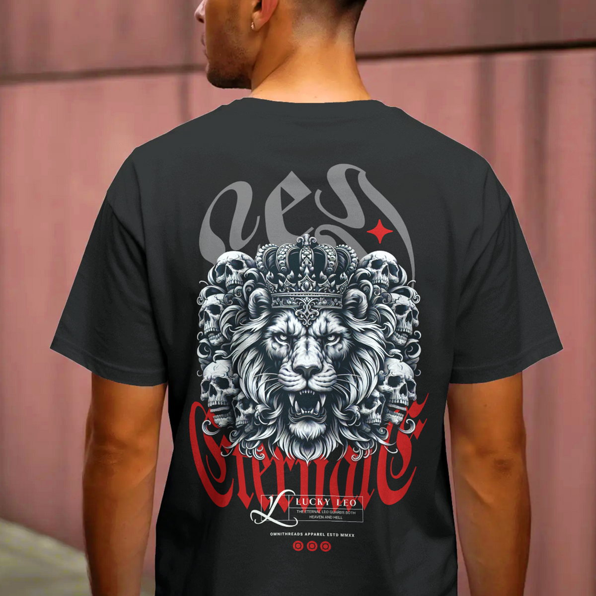 Lucky Leo - Oversized Drop Shoulder Tee — product image 1
