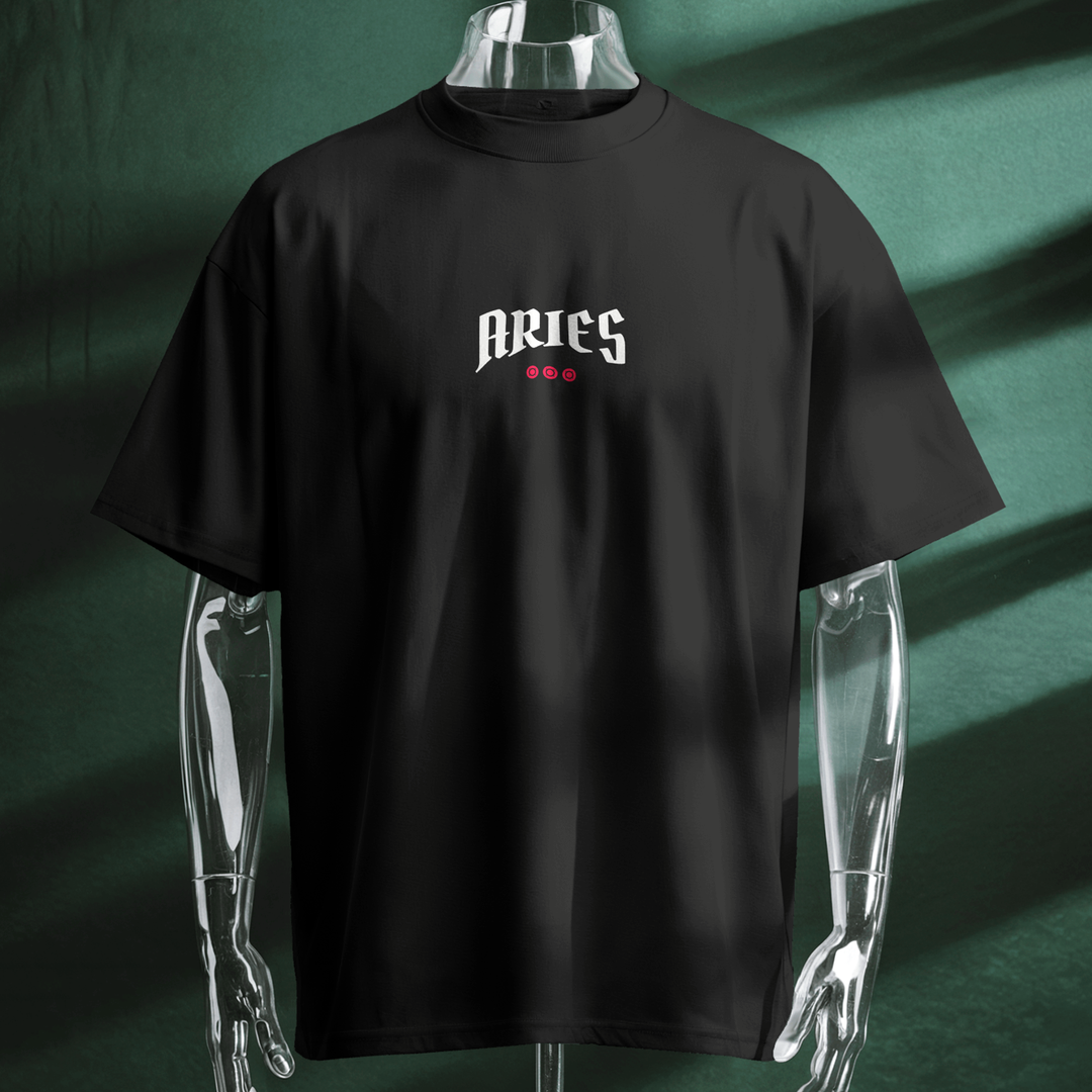 Martian Aries - Oversize Deep Drop Shoulder Tee