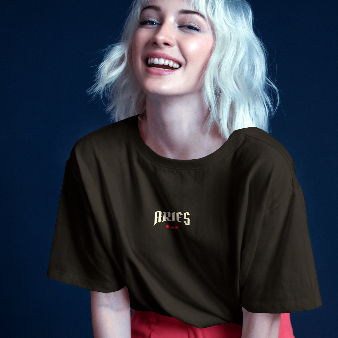 Martian Aries - Oversize Deep Drop Shoulder Tee