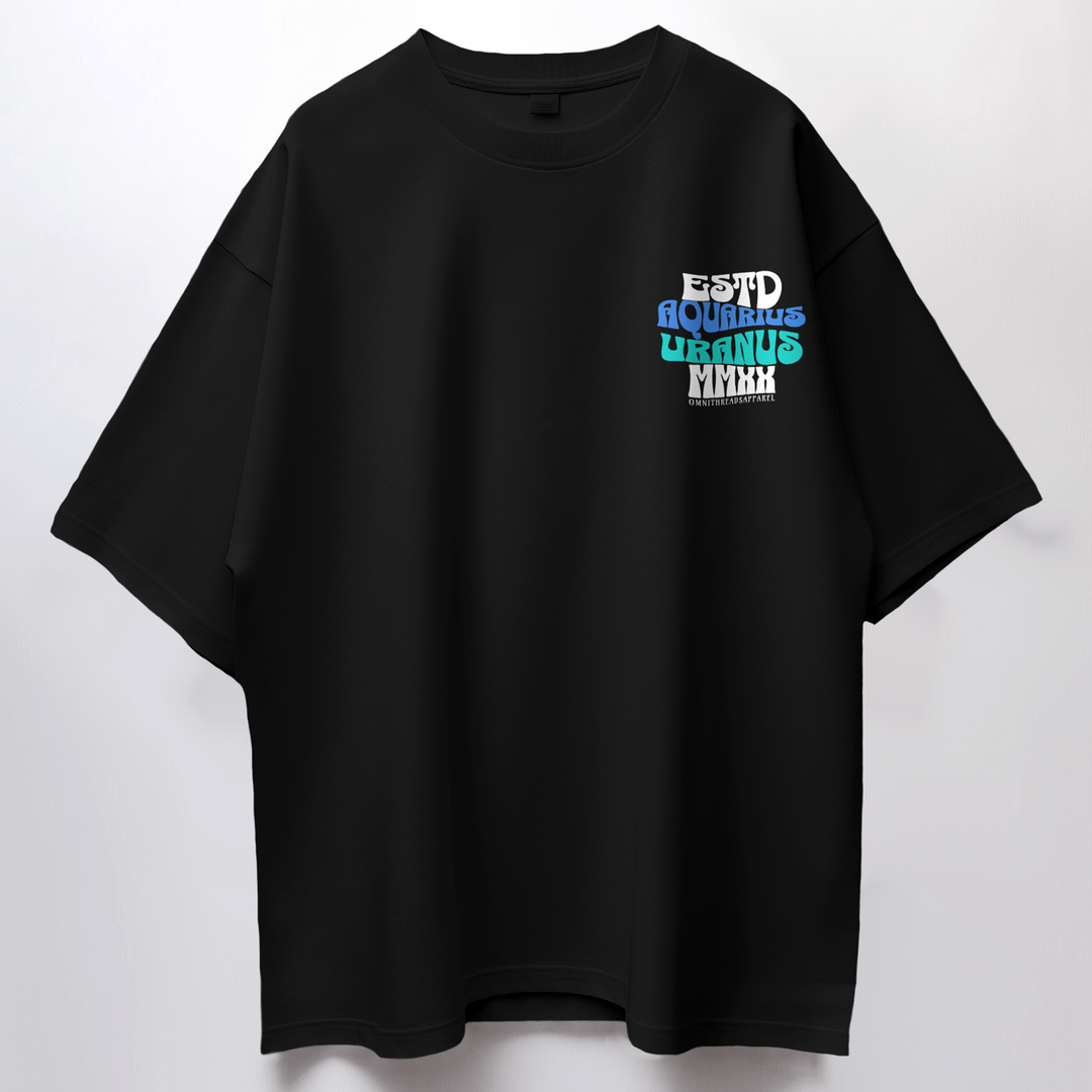 Genius In Motion - Oversize Deep Drop Shoulder Tee