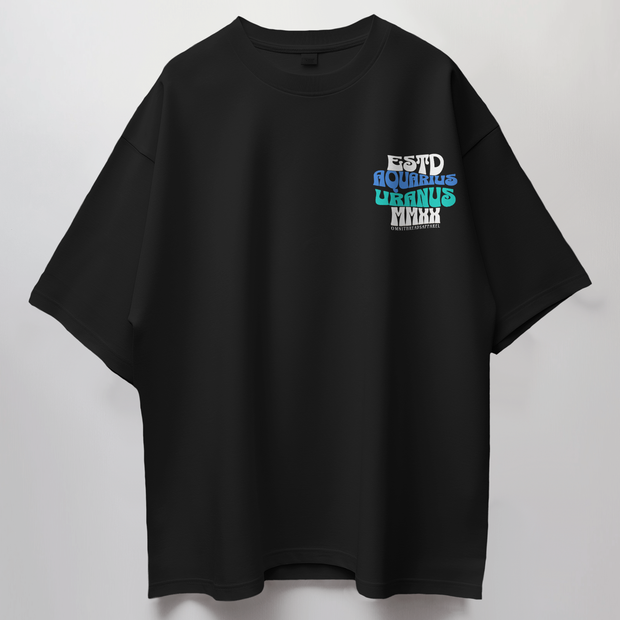 Genius In Motion - Oversize Deep Drop Shoulder Tee