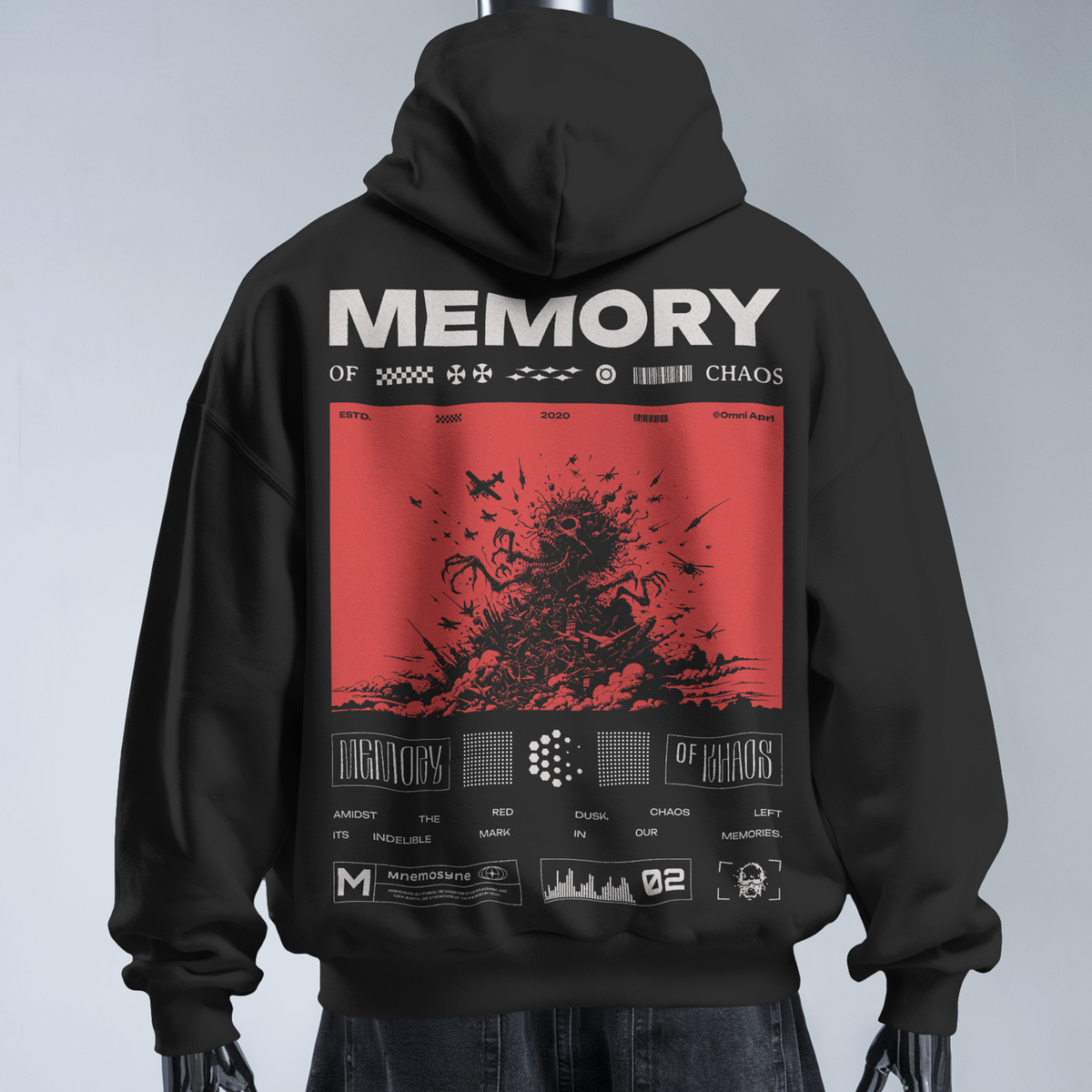 Memory of Chaos - Oversized Hoodie — product image 1