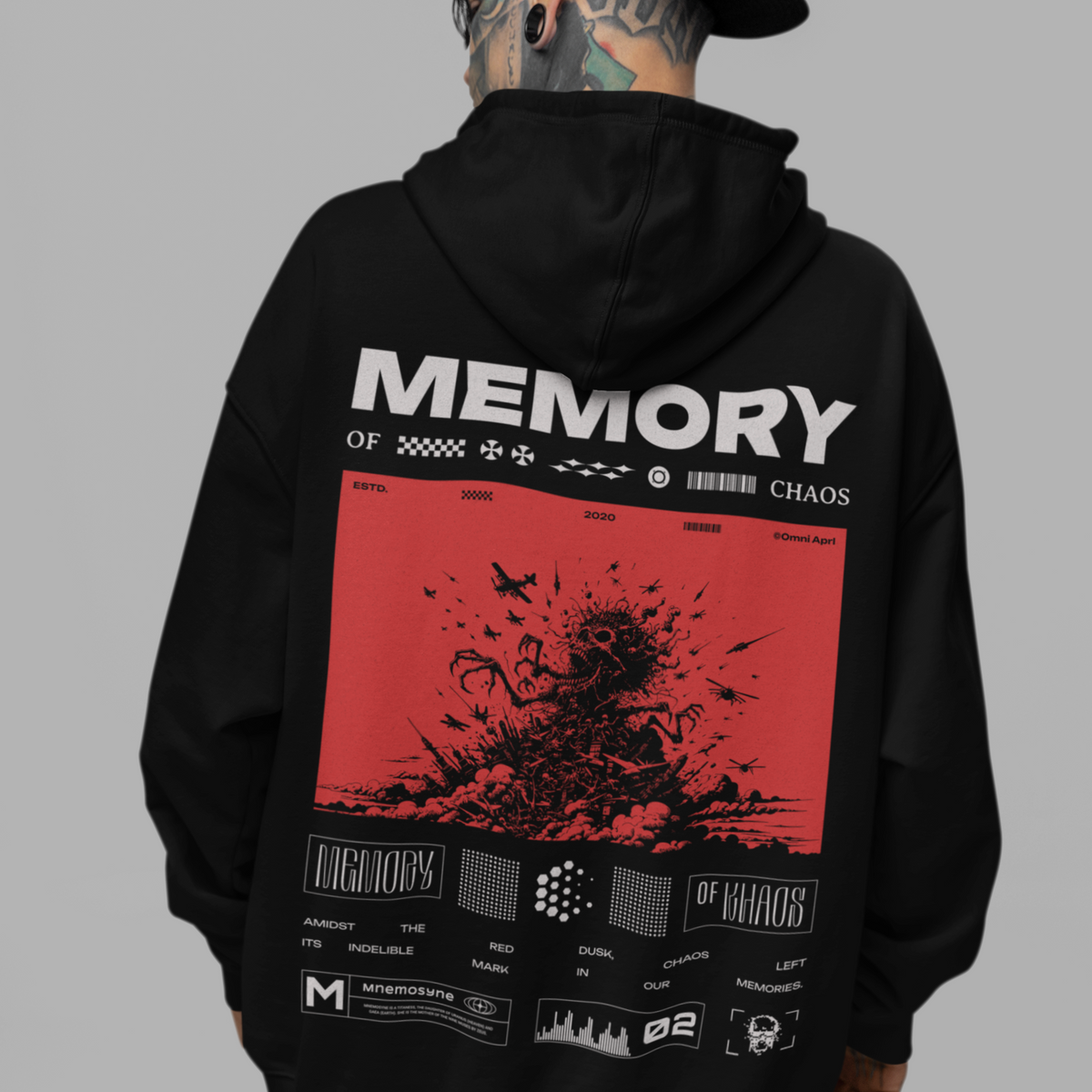Memory of Chaos - Oversized Hoodie — product image 5