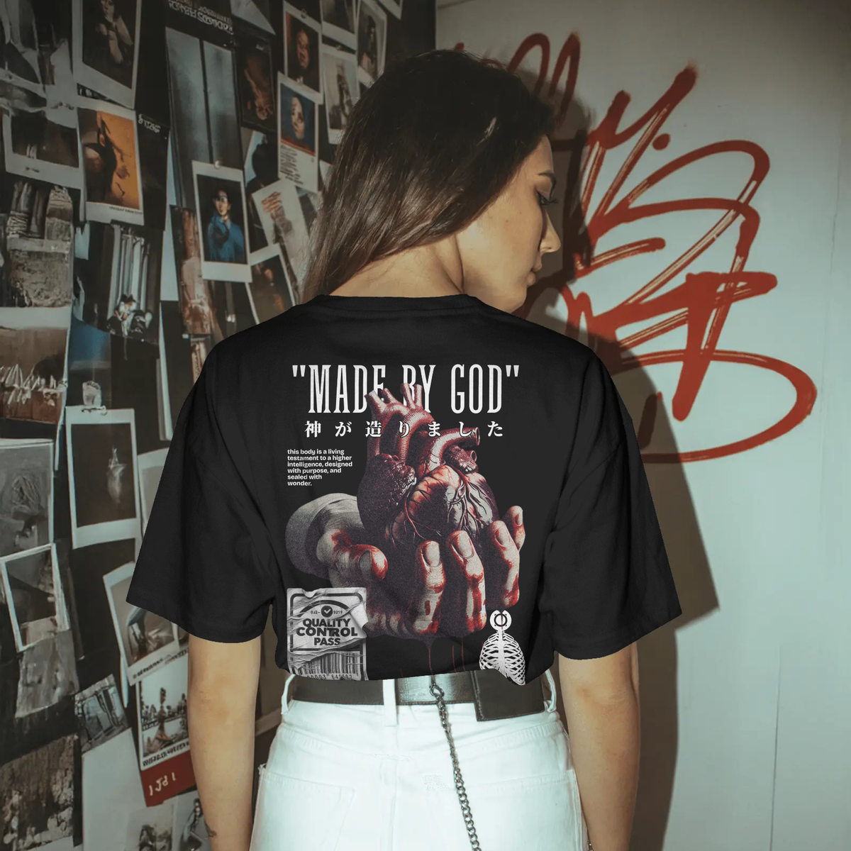 Made By God - Oversized Drop Shoulder Tee — product image 2