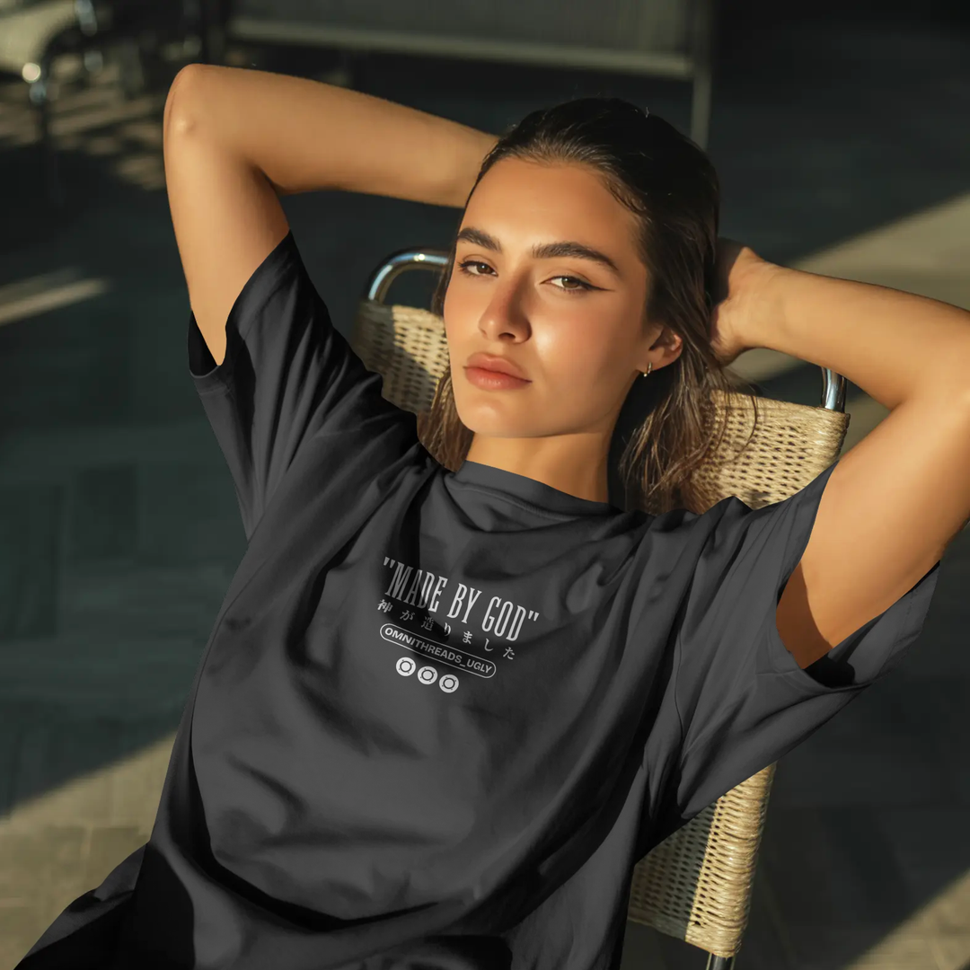 Made By God - Oversized Drop Shoulder Tee