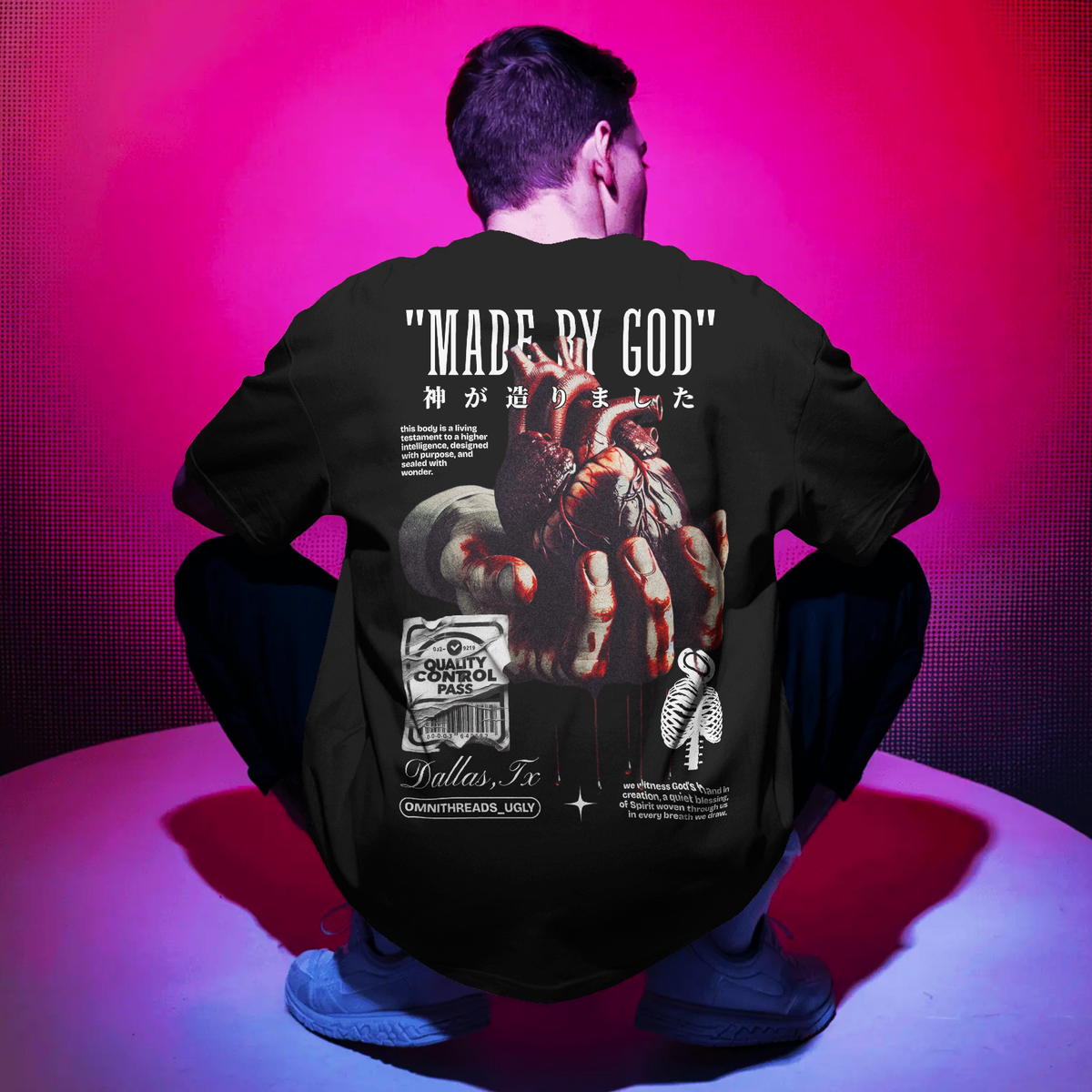 Made By God - Oversized Drop Shoulder Tee — product image 1