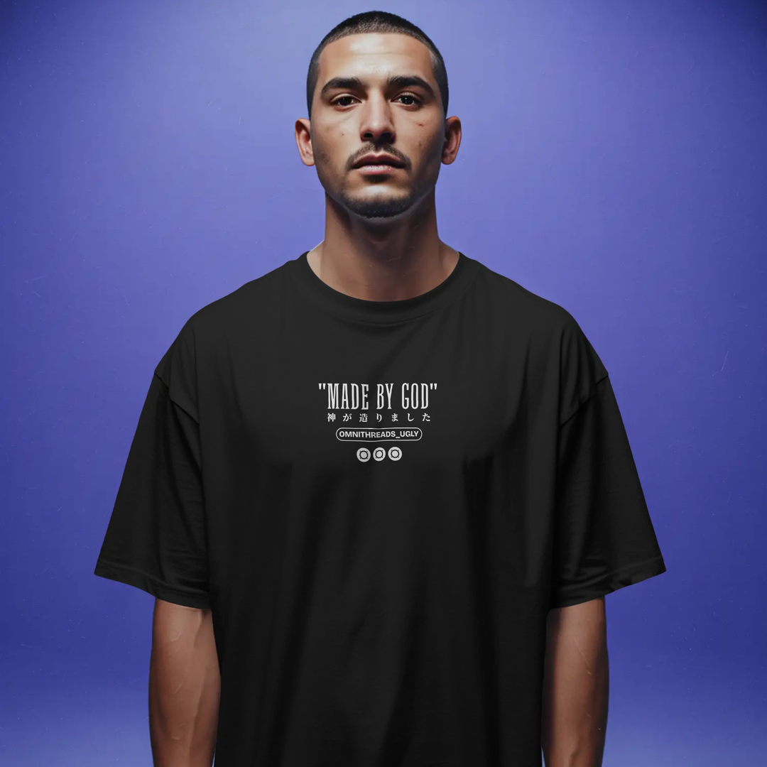 Made By God - Oversized Drop Shoulder Tee