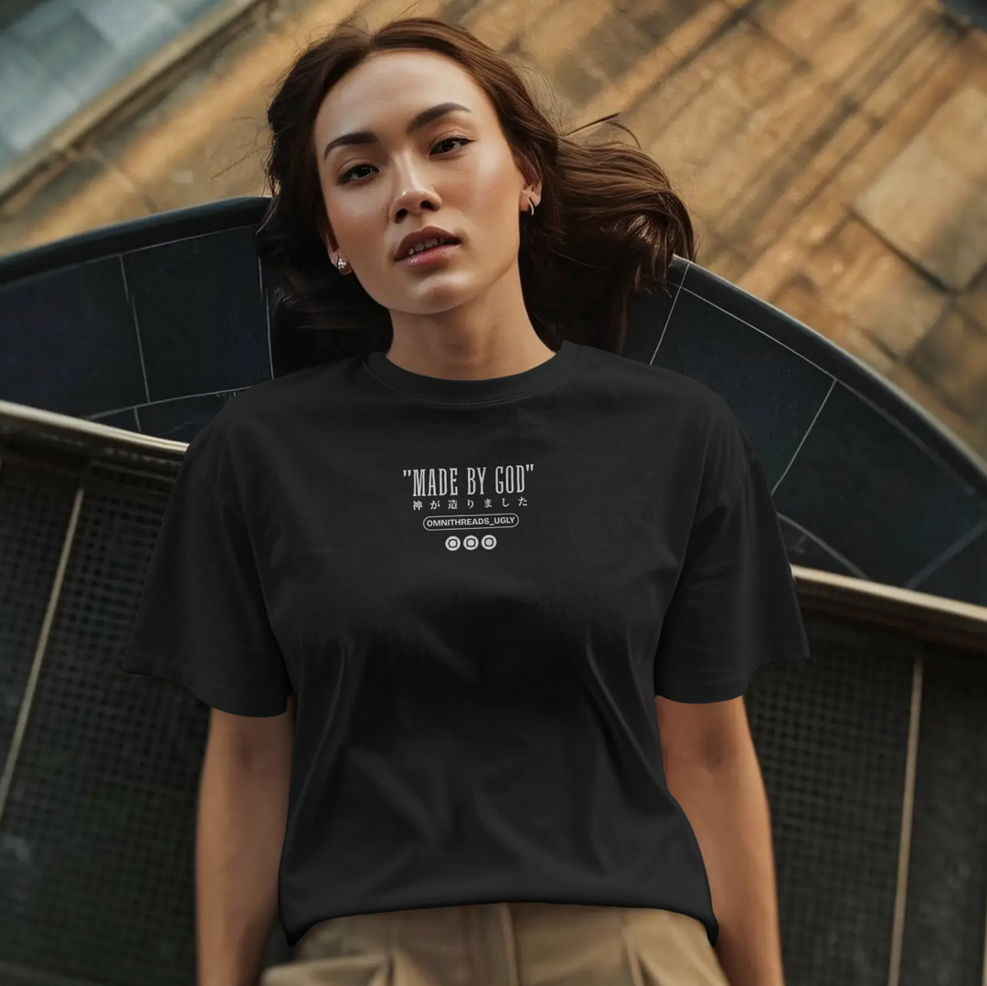 Made By God - Oversized Drop Shoulder Tee