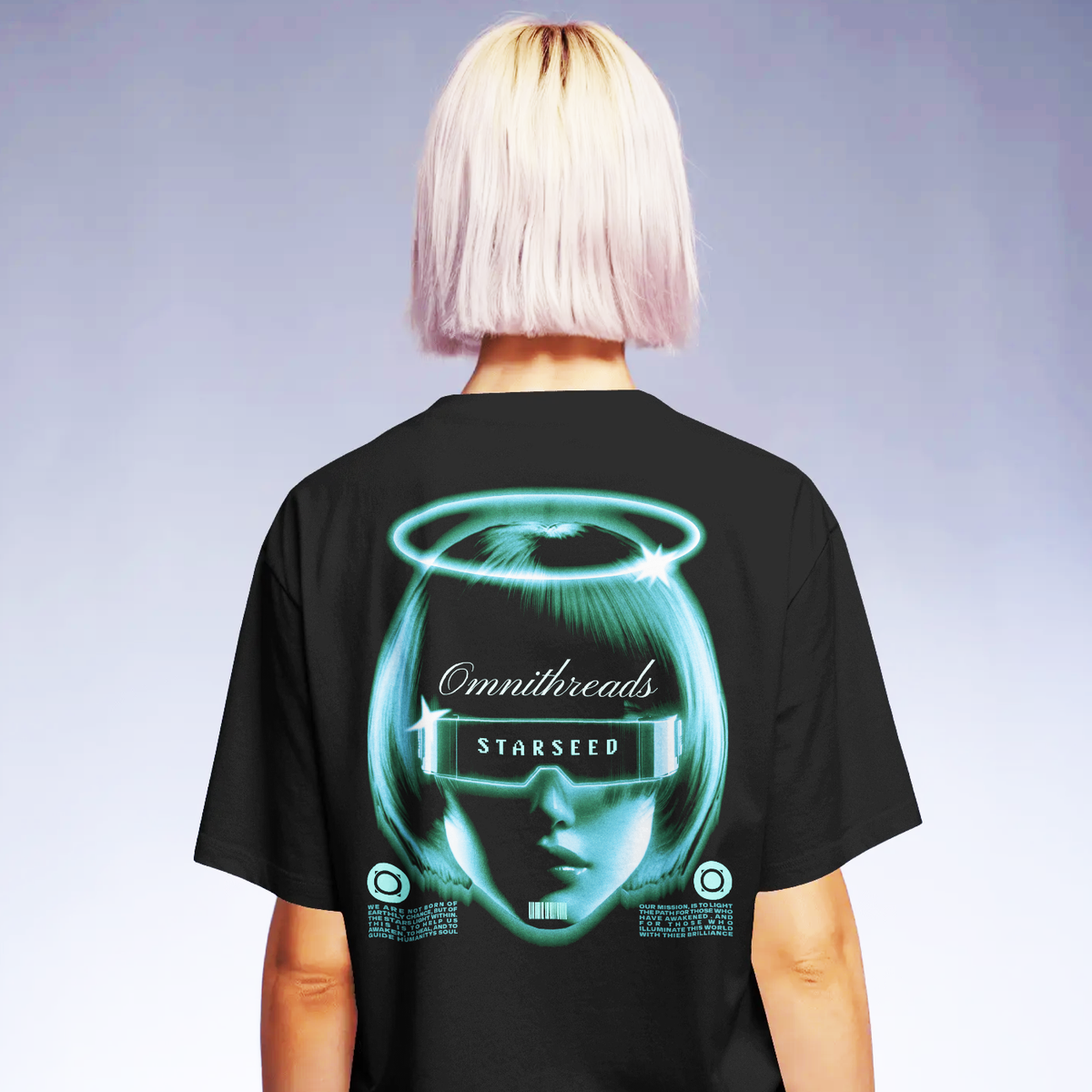 Starseed - Oversized Drop Shoulder Tee — product image 2