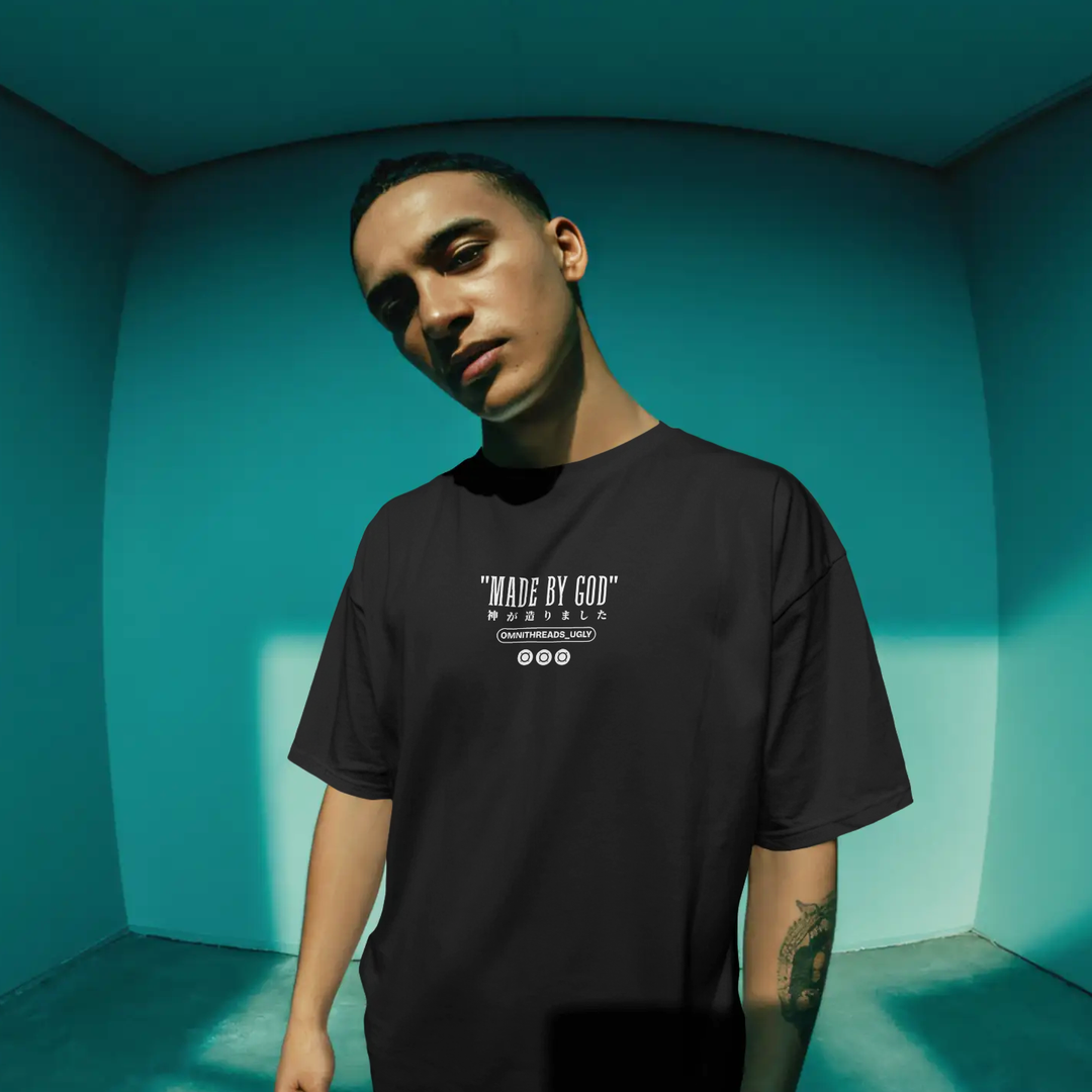 Made By God - Oversized Drop Shoulder Tee