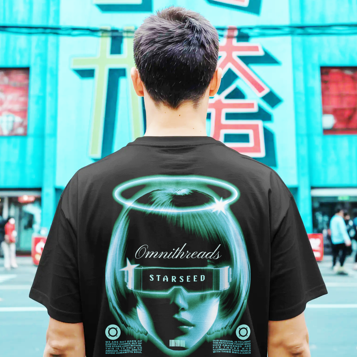 Starseed - Oversized Drop Shoulder Tee — product image 1