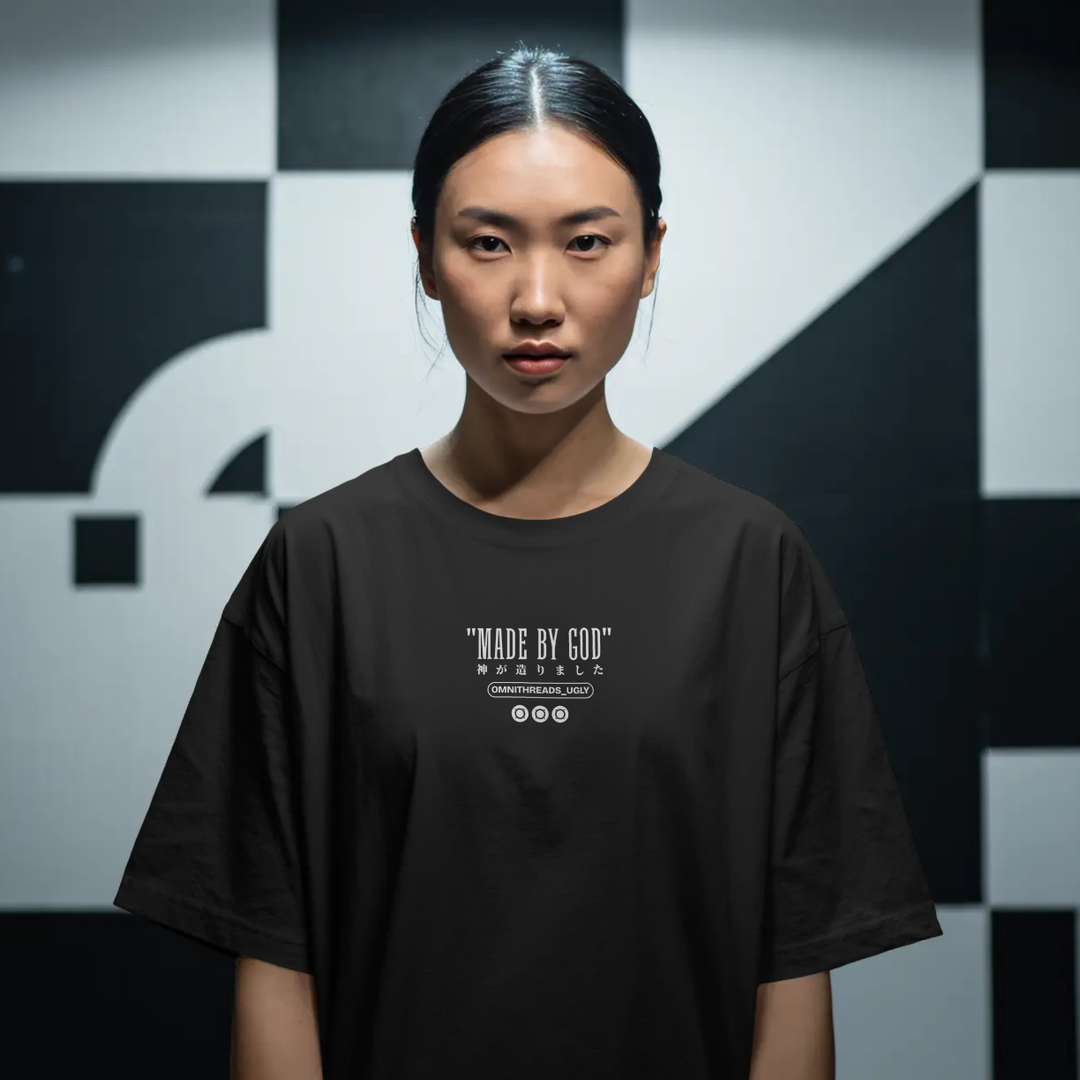 Made By God - Oversized Drop Shoulder Tee