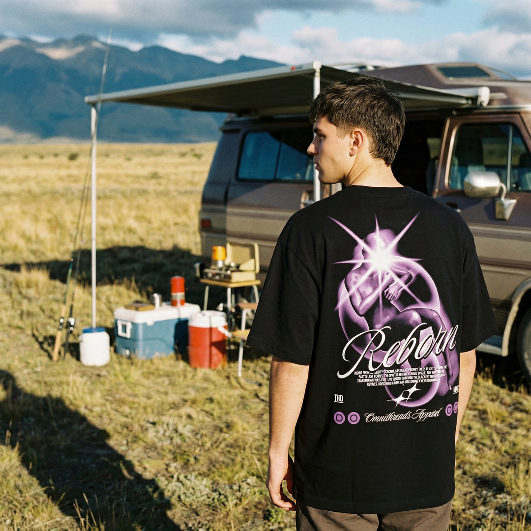 Reborn - Oversized Drop Shoulder Tee