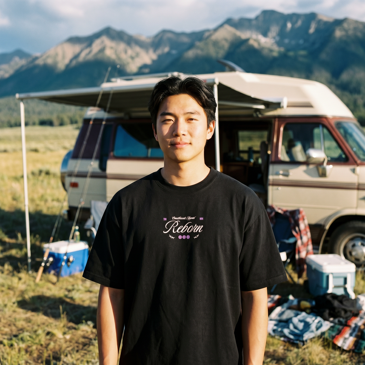 Reborn - Oversized Drop Shoulder Tee — product image 8